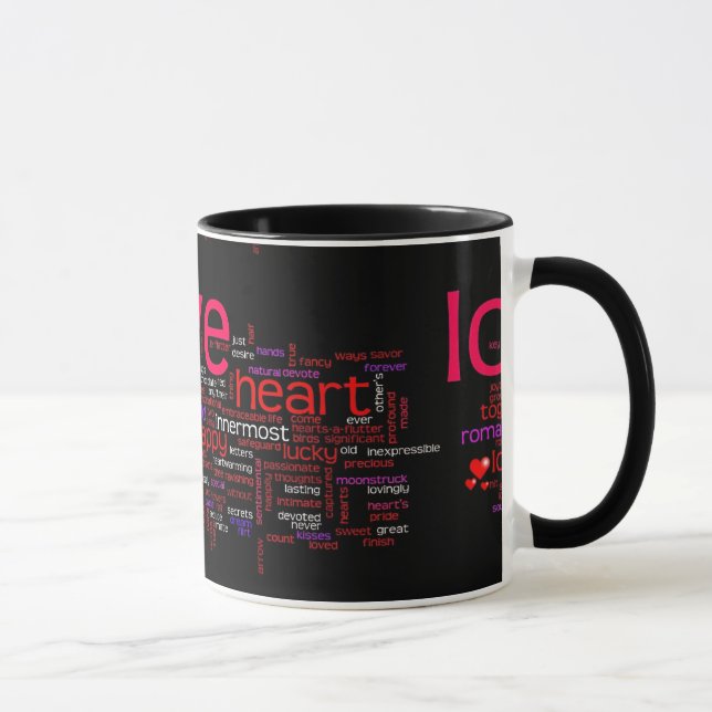 Valentinstag Liebe Tasse (Rechts)