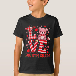 Valentinstag Liebe Viertklässler Lehrer T-Shirt