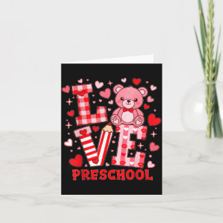 Valentinstag Liebe Vorschullehrer  Karte