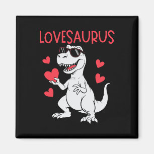Valentinstag Liebes Herz Dinosaurier Lovesaurus T- Magnet