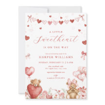 Valentinstag Liebesbär Kleines Schatz Baby Shower 