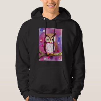 Valentinstag Liebesherz Eule Teddy Freundin Fi Hoodie