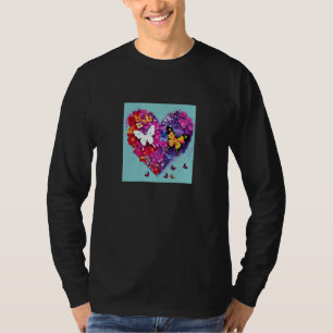 Valentinstag Liebesherz Freundin Verlobte Ehefrau T-Shirt
