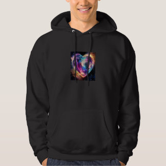 Valentinstag Liebesherz Galaxy Freundin Verlobte Hoodie