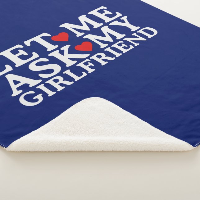 Valentinstag Ließ Ich Fragte meine Freundin Sherpadecke (3/4)