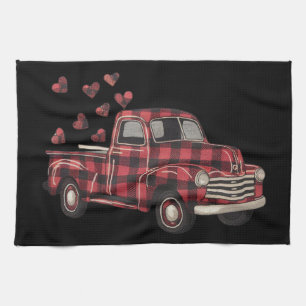Valentinstag LKW Lustig Büffel Kariert Leopard  Geschirrtuch