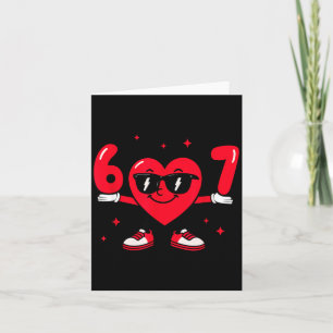 Valentinstag Lustig 67 Meme Sechs Sieben 6 7 Valen Karte