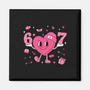 Valentinstag Lustig 67 Meme Sechs Sieben 6 7 Valen Magnet