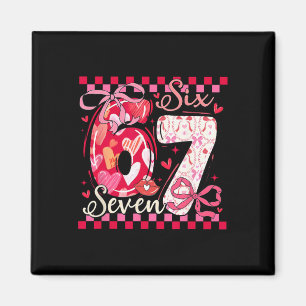 Valentinstag Lustig 67 Meme Six Seven 6 7 Valent Magnet