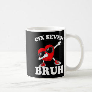Valentinstag Lustig Sechs Sieben Bruh Meme 67 Herz Kaffeetasse