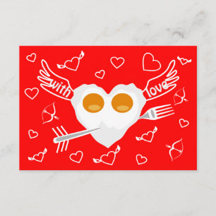 Valentinstag lustige Herz Individuelle Einladung