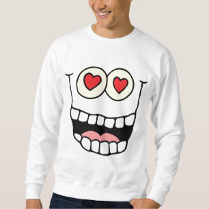Valentinstag-lustige Herzen Sweatshirt