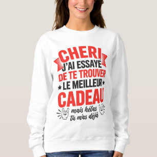 Valentinstag Lustige Idee Liebe Humor Paar Sweatshirt