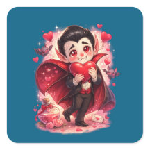 Valentinstag Lustiger Dracula-Aufkleber – Süße Lie