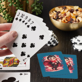 Valentinstag Lustiger Dracula  Spielkarten