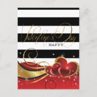 Valentinstag Luxus gestreift