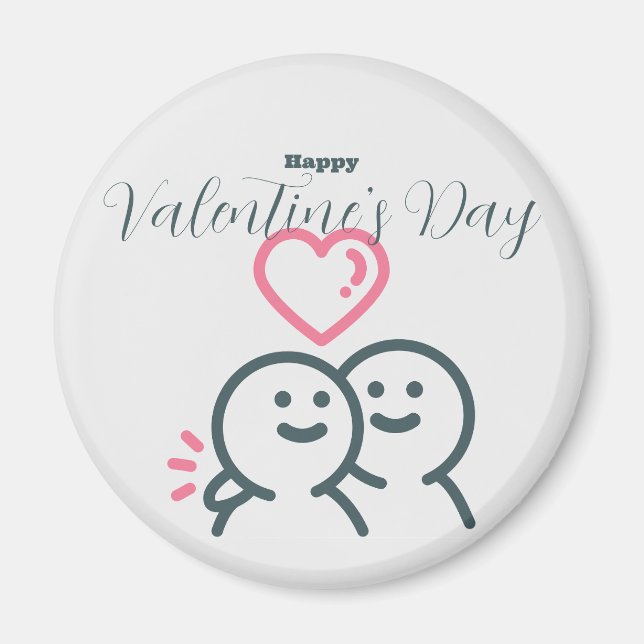 Valentinstag Magnet (Vorne)