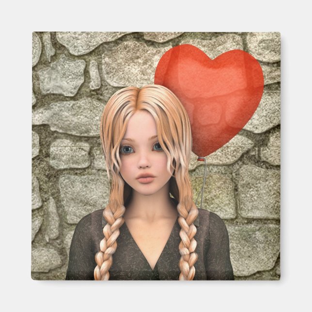 Valentinstag Magnet (Vorne)