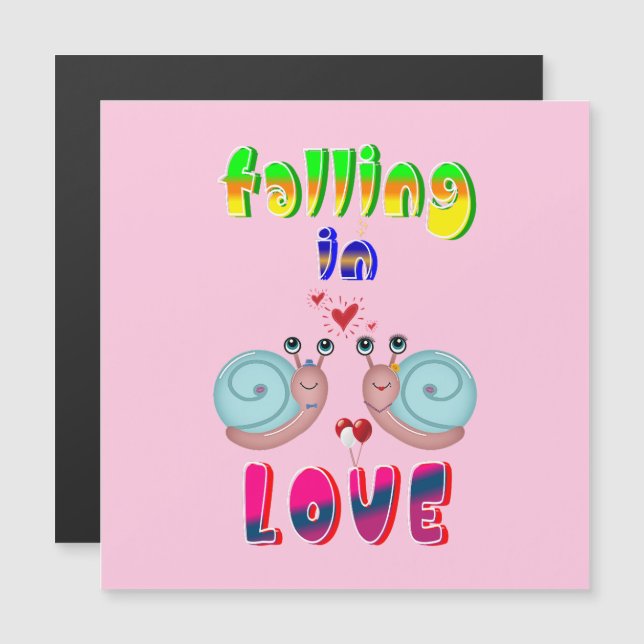 Valentinstag Magnetkarte (Vorne/Hinten)