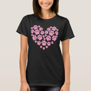 Valentinstag Mama Frauenhund Mama Rosa Niedlich T-Shirt
