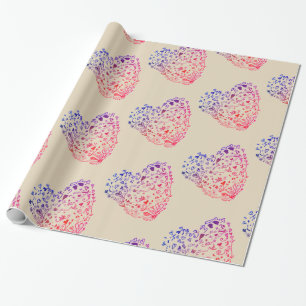 Valentinstag Matte Wrapping Paper Geschenkpapier