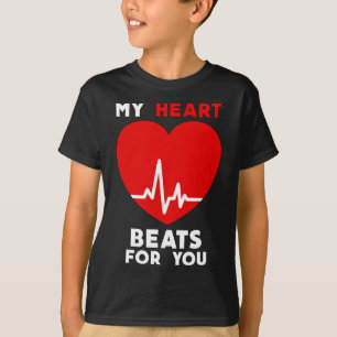 Valentinstag mein Herz schlägt für Sie Match Cou T-Shirt