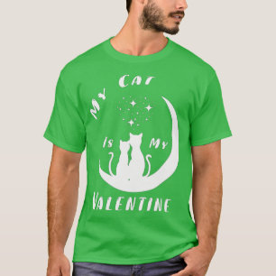 Valentinstag meine Katze ist meine Valentinerkatze T-Shirt