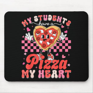 Valentinstag Meine Schüler haben einen Pizza-Lehre Mousepad