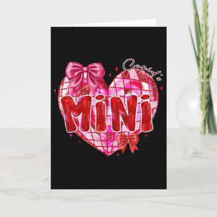 Valentinstag Mimi Kokette Bogen Disco Herz Oma Karte