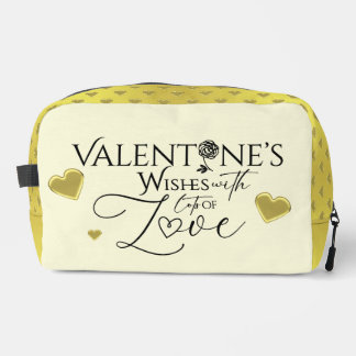 Valentinstag Minimalistische Lettering Waschbeutel