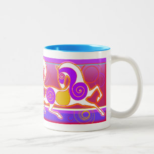 Valentinstag MinkMug der Vorlagen-2014 Zweifarbige Tasse