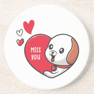 Valentinstag, Miss dich Getränkeuntersetzer