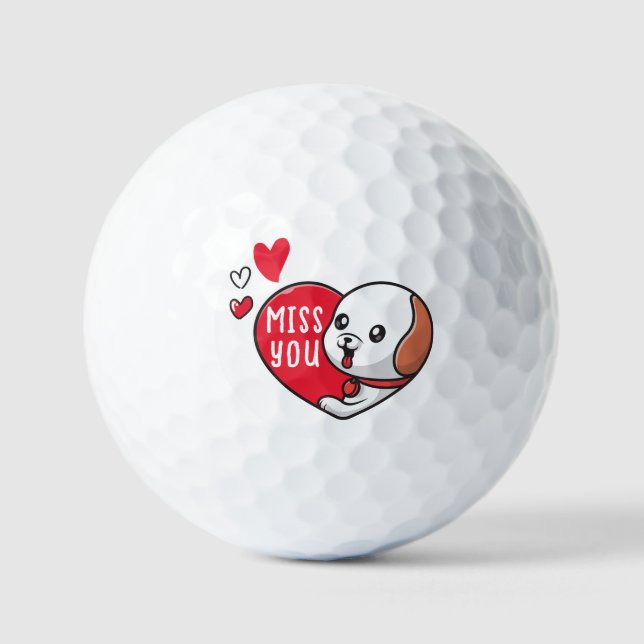 Valentinstag, Miss dich Golfball (Vorderseite)