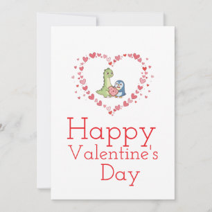Valentinstag mit Freund  Karte