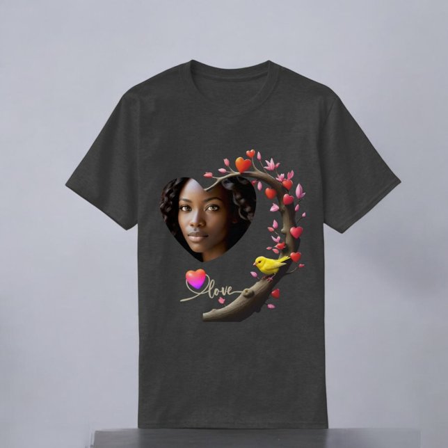 Valentinstag mit Kanarienvogel T-Shirt (Von Creator hochgeladen)