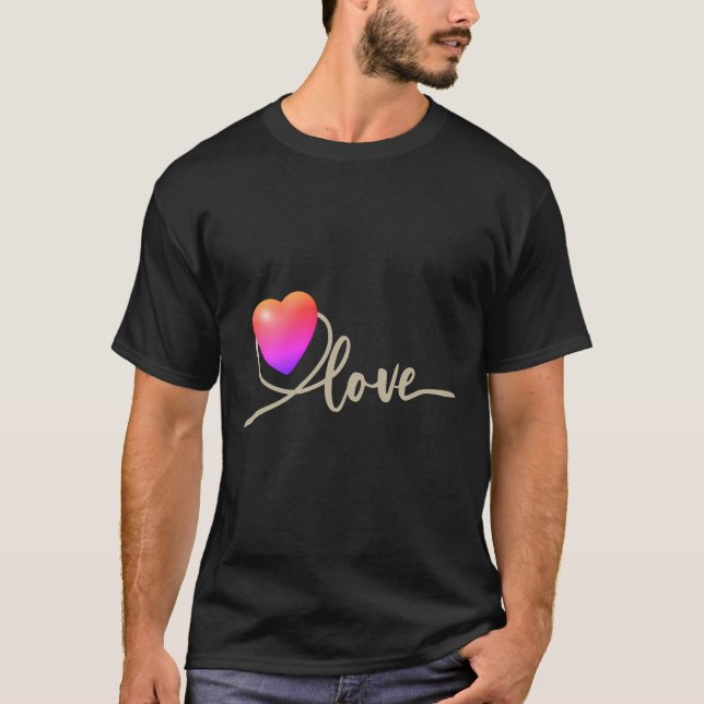 Valentinstag mit Kanarienvogel T-Shirt (Vorderseite)