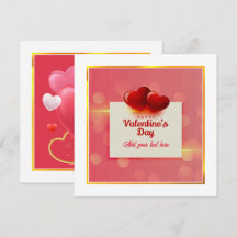Valentinstag mit roten Herzen I Romantische Liebe