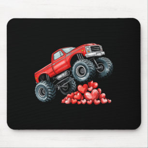 Valentinstag-Monstertruck-Herzen für jugendliche J Mousepad