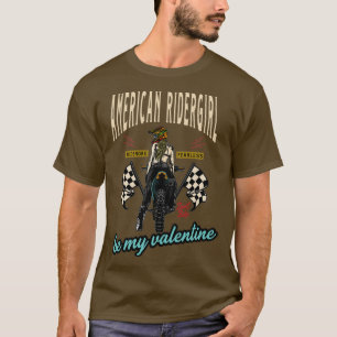 Valentinstag Motorrad  T-Shirt