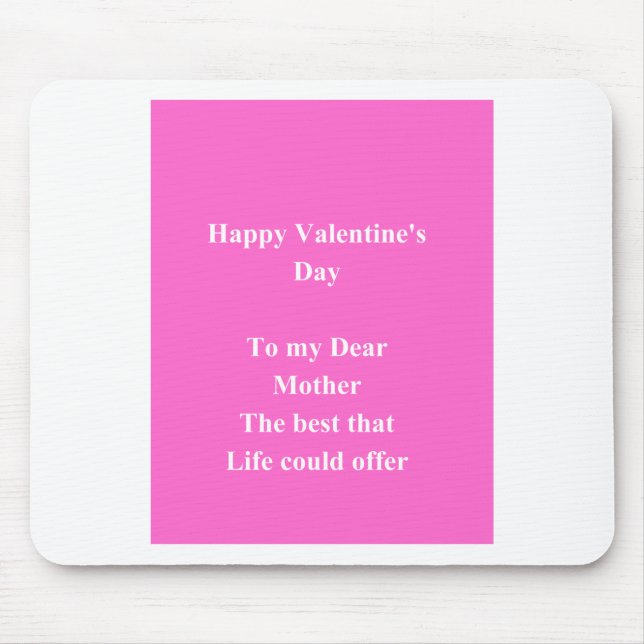 Valentinstag Mousepad (Vorne)