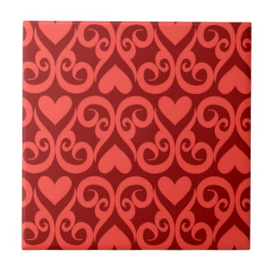 Valentinstag-Muster Fliese