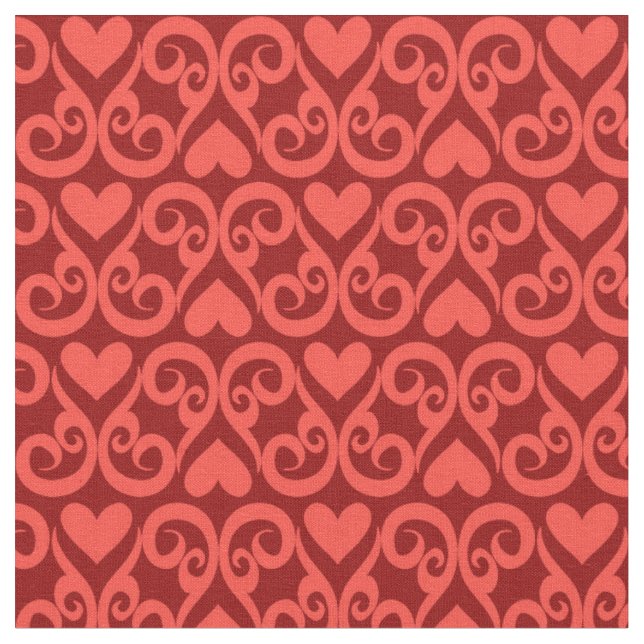 Valentinstag-Muster Stoff (Nahaufnahme)