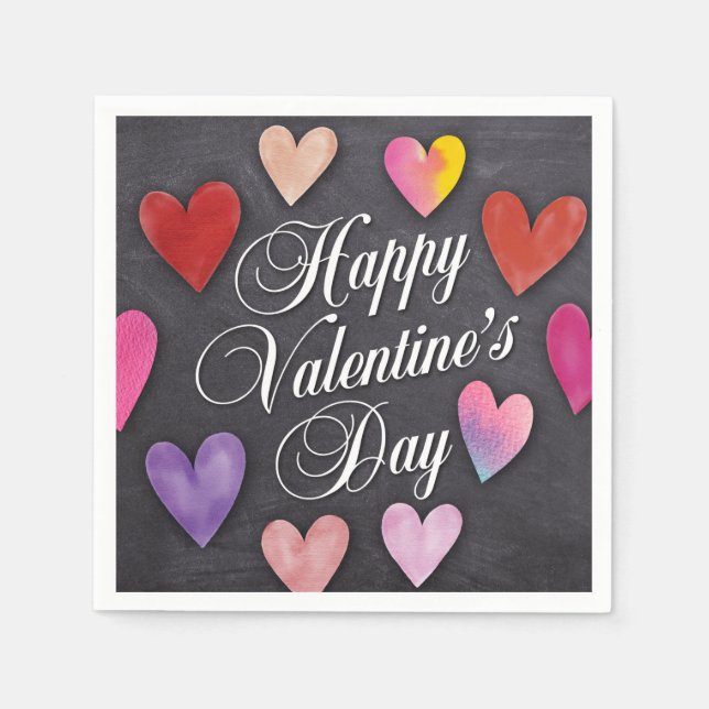 Valentinstag Napkins Serviette (Vorderseite)
