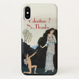 VALENTINSTAG ? NEIN, DANKE /RETRO ANTI-VALENTINSTA Case-Mate iPhone HÜLLE