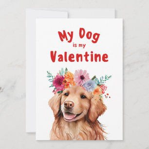 Valentinstag Niedlich Hunde Foto Ferienkarte Einladung