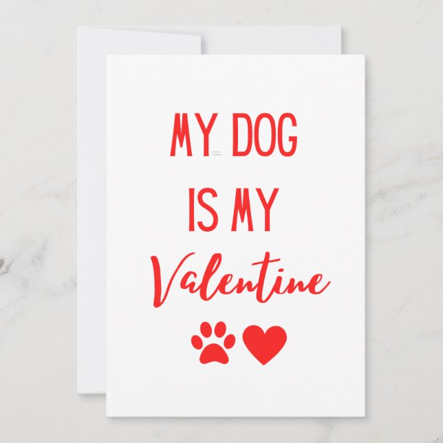 Valentinstag Niedlich Hunde Foto Ferienkarte Feiertagskarte (Vorderseite)