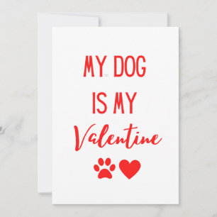 Valentinstag Niedlich Hunde Foto Ferienkarte Feiertagskarte
