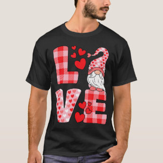 Valentinstag Niedliche Liebe Herzchen Rosa Buffalo T-Shirt