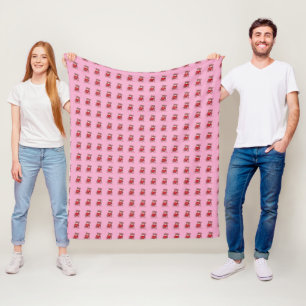 Valentinstag Niedlicher Bär Fleecedecke