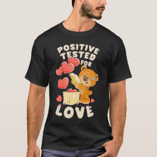 Valentinstag niedlicher Teddybär mit Herzballon T-Shirt